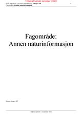 Annen naturinformasjon