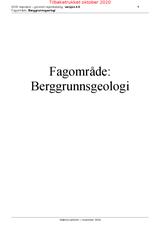 Berggrunnsgeologi