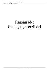 Geologi generell del