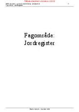Jordregister