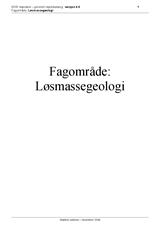 Løsmassegeologi