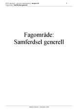 Samferdsel generell