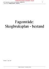 Skogbruksplan - bestand